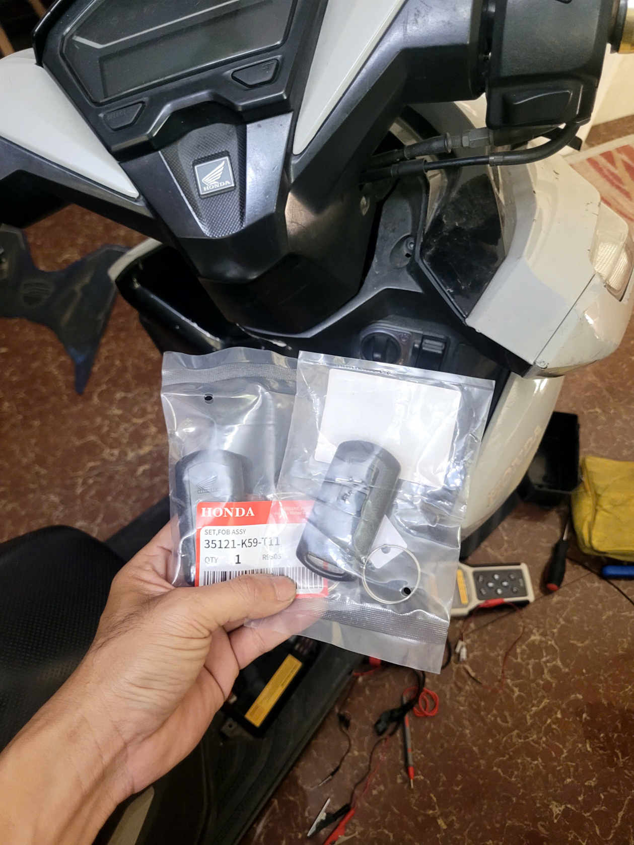 chìa khóa smartkey honda lead chính hãng