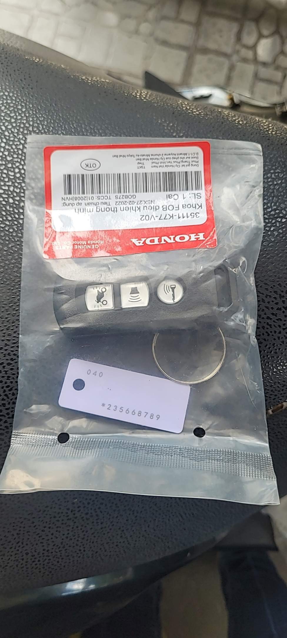 làm lại khóa smartkey winner