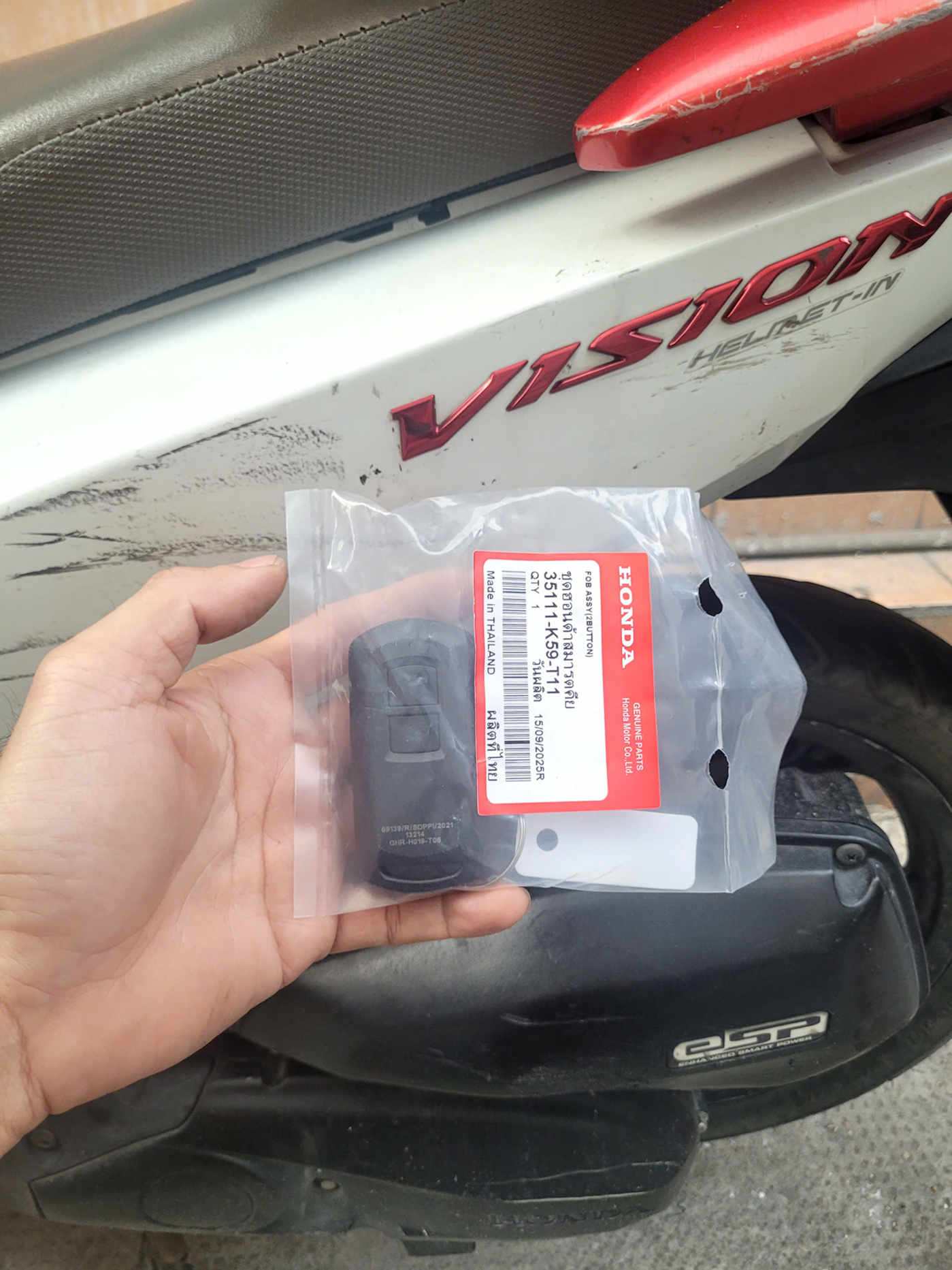 làm lại chìa khóa smartkey vision còn id