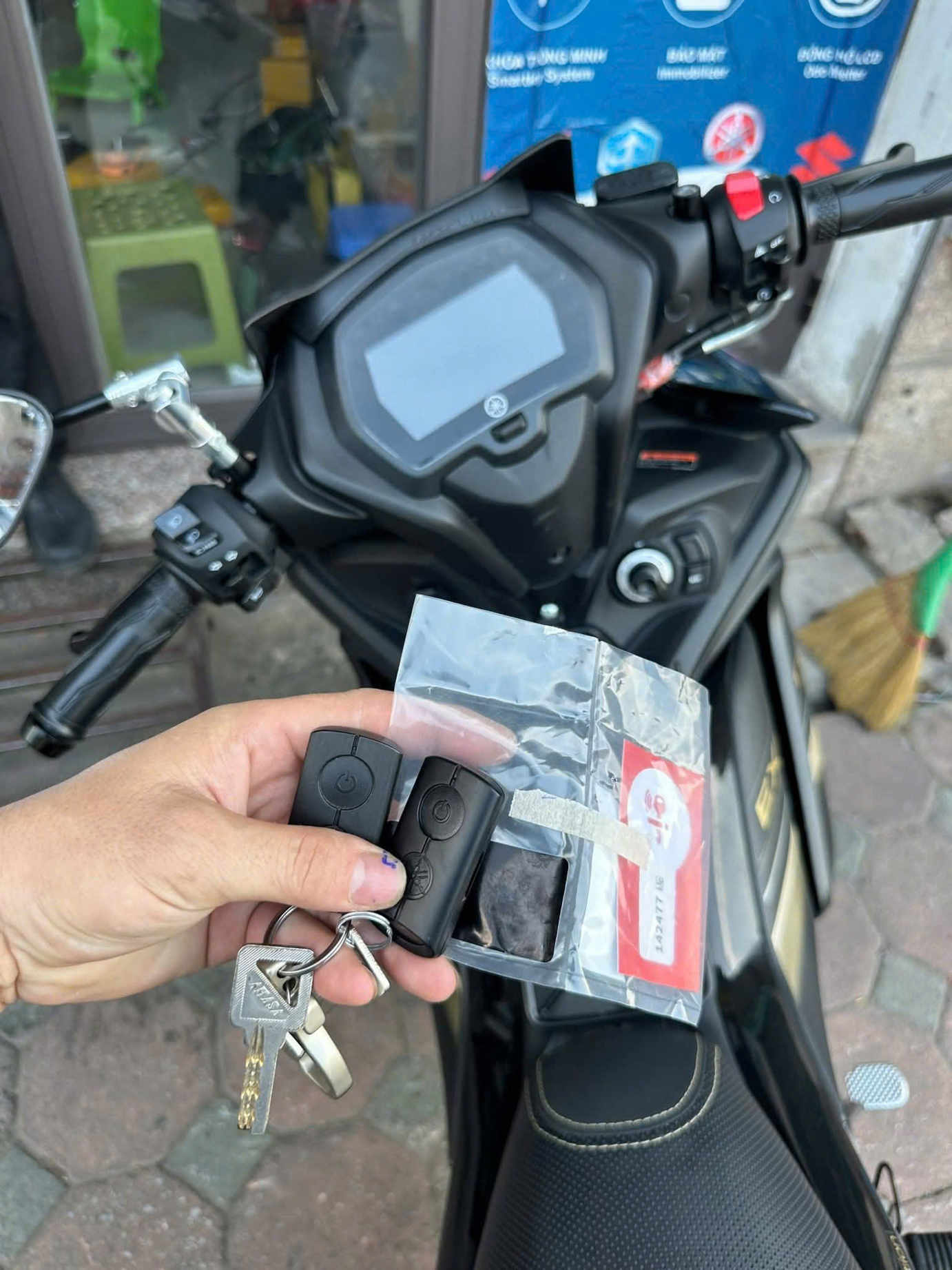 sửa chìa khóa smartkey yamaha