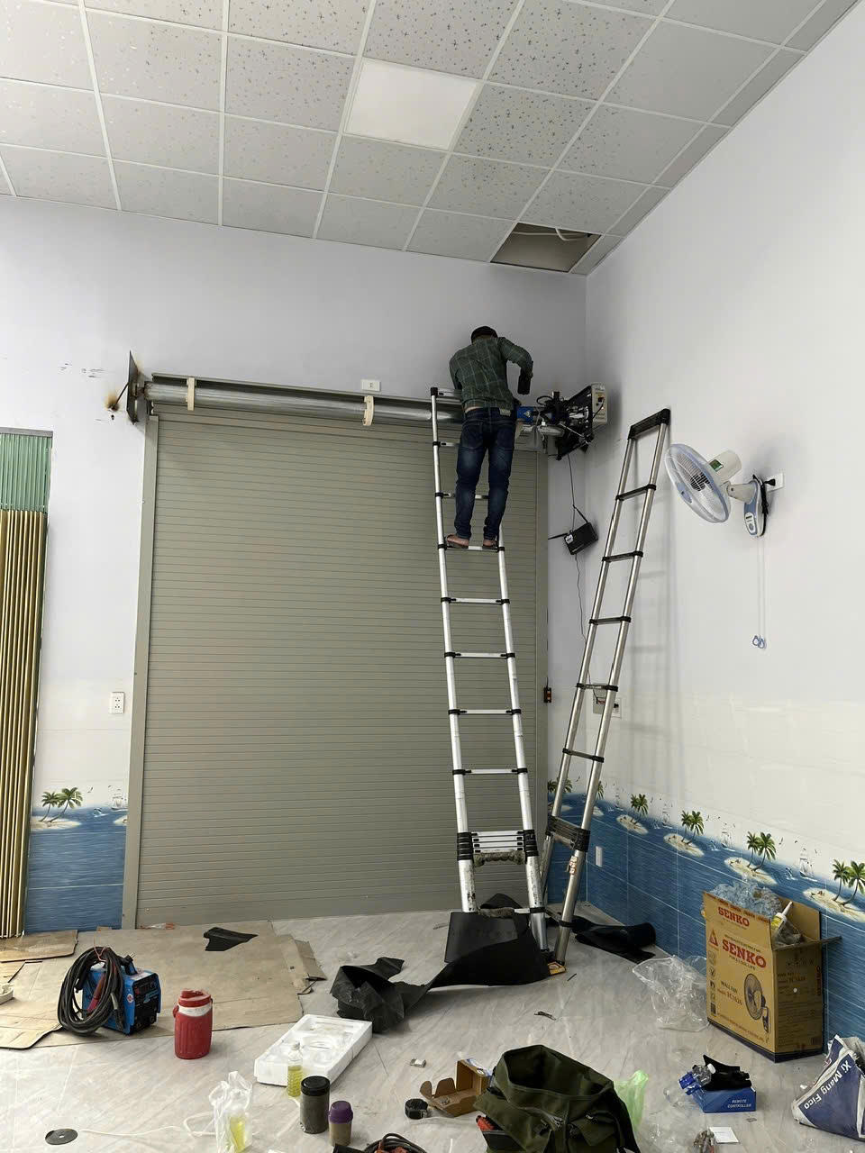 dịch vụ sửa cửa cuốn HCM